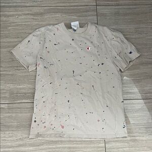 Champion Men's Beige Splatter Tee
